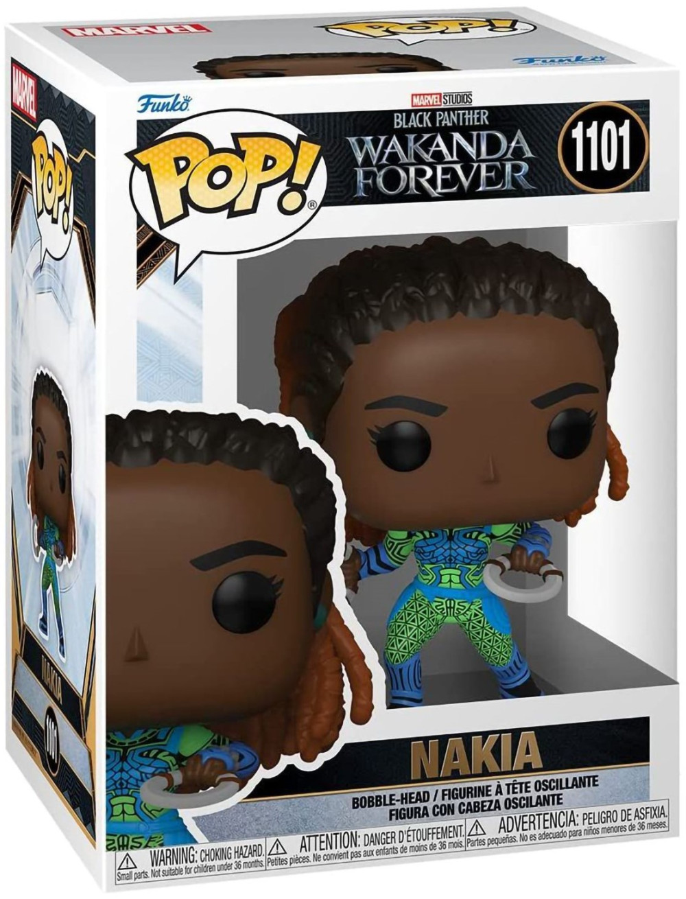  Funko POP Marvel Black Panther: Wakanda Forever  Nakia Bobble-Head (9,5 )
