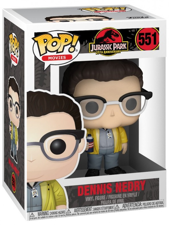 Фигурка Funko POP Movies: Jurassic Park – Dennis Nedry (9,5 см)