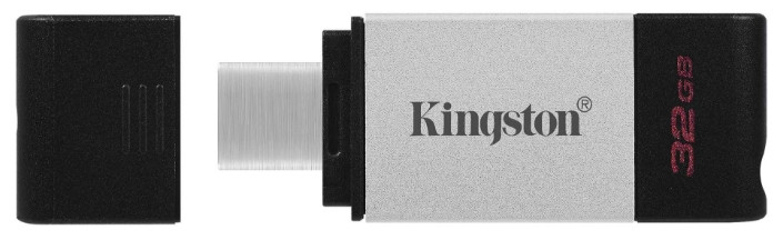 USB-���������� Kingston DataTraveler USB 3.2 Type-C , 32 Gb (������) (DT80/32GB)