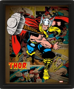 3D Постер Marvel Comics: Thor Hammer