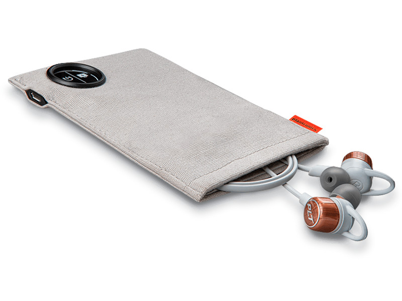 Bluetooth гарнитура Plantronics BackBeat GO 3 + зарядное устройство-чехол (серая)