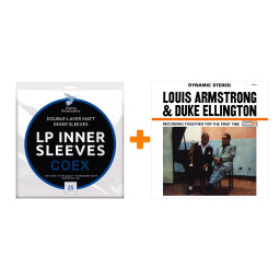 ARMSTRONG LOUIS & DUKE ELLINGTON  Recording Together For The First Time LP + Конверты внутренние COEX для грампластинок 12" 25шт Набор