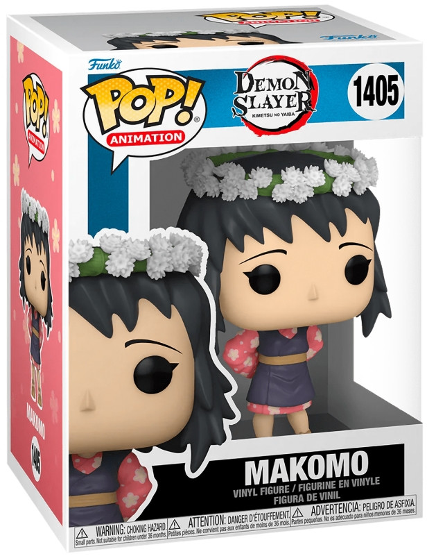 Фигурка Funko POP Animation: Demon Slayer – Makomo with Flower Headdress (9,5 см)