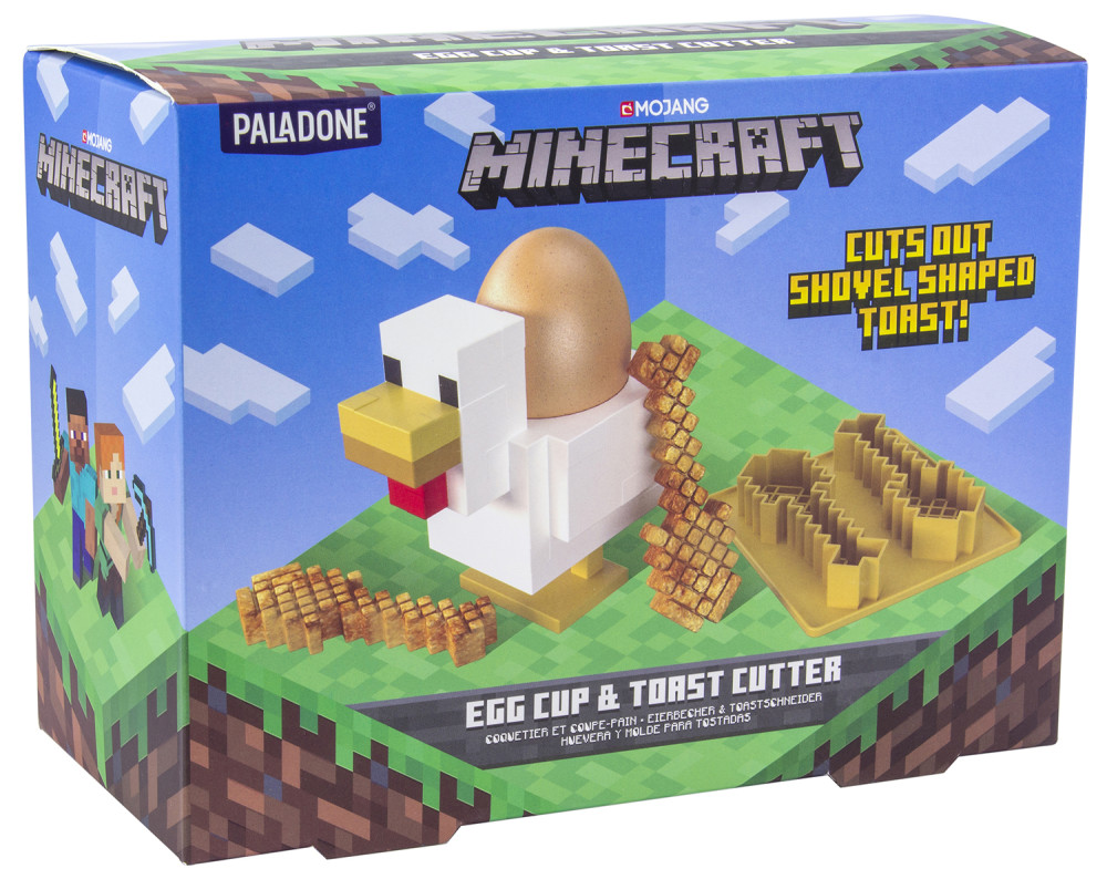 Подставка для яиц Minecraft + форма для тостов