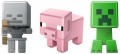   Minecraft. Pig, Creeper & Skeleton. 3  1