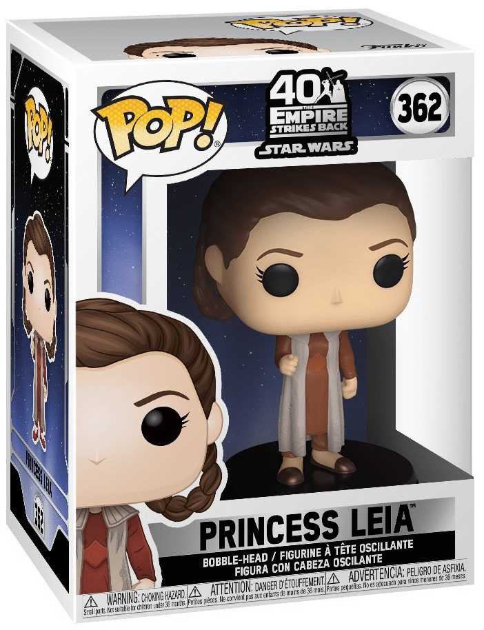  Funko POP Star Wars 40: The Empire Strikes Back  Princess Leia Bobble-Head