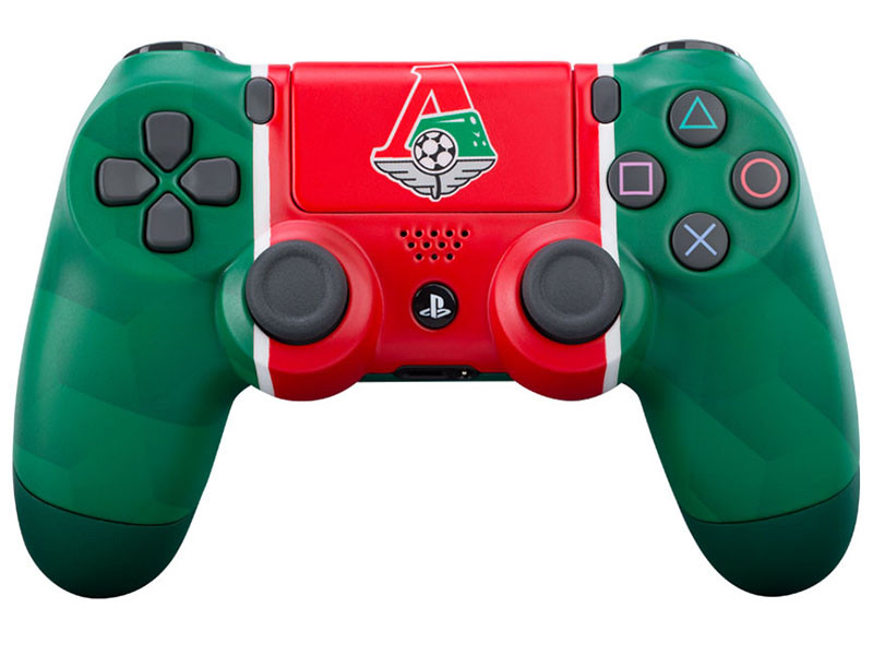 Геймпад DualShock 4 для PS4 беспроводной кастомизированный ФК Локомотив «Чемпионский экспресс» (RBW-DS034)