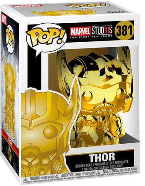  Funko POP Marvel: The First Ten Years  Thor Chrome Bobble-Head (9,5 )