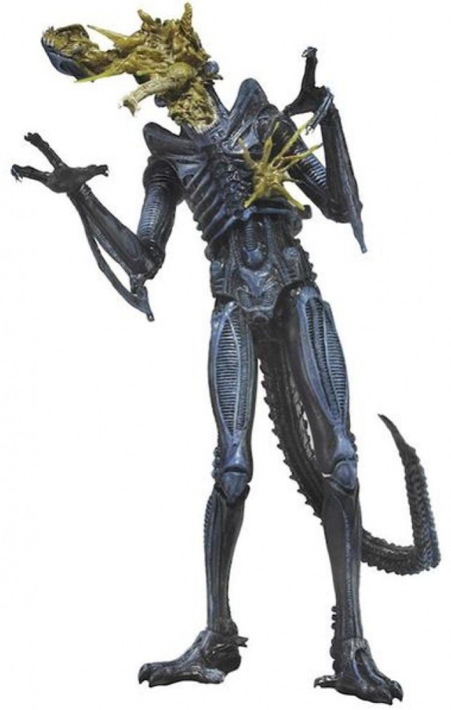 Фигурка NECA: Aliens Series 12 – Xenomorph Warrior Battle Damaged (Blue) (18 см)