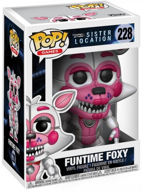  Funko POP Games: Five Nights At Freddy's Sister Location  Funtime Foxy (9,5 )