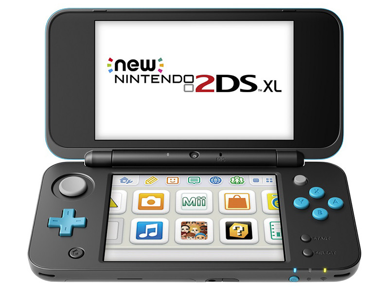 Игровая консоль New Nintendo 2DS XL (черный / бирюзовый)