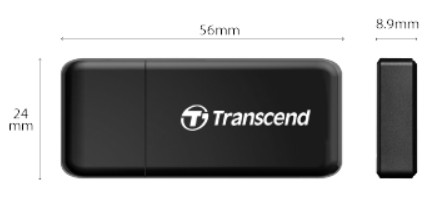  Transcend USB3.0 SD/microSD Card Reader (TS-RDF5R)