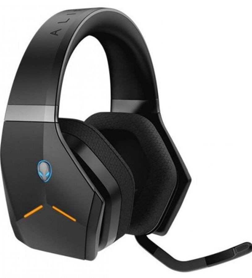 Гарнитура DELL Alienware Wireless Gaming Headset беспроводная игровая для PC (черный) (520-AANP)