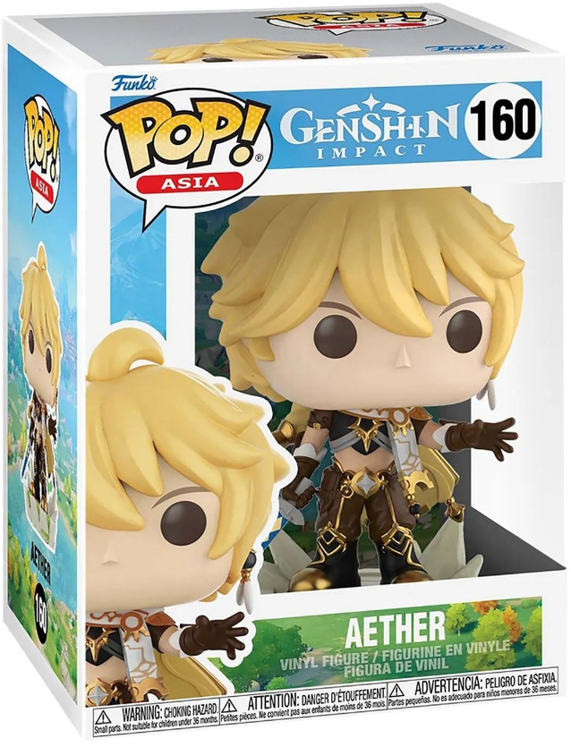 Фигурка Funko POP Asia: Genshin Impact – Aether (9,5 см)