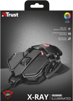  Trust GXT 138 X-Ray Illuminated Gaming Mouse USB, 4000 dpi    PC