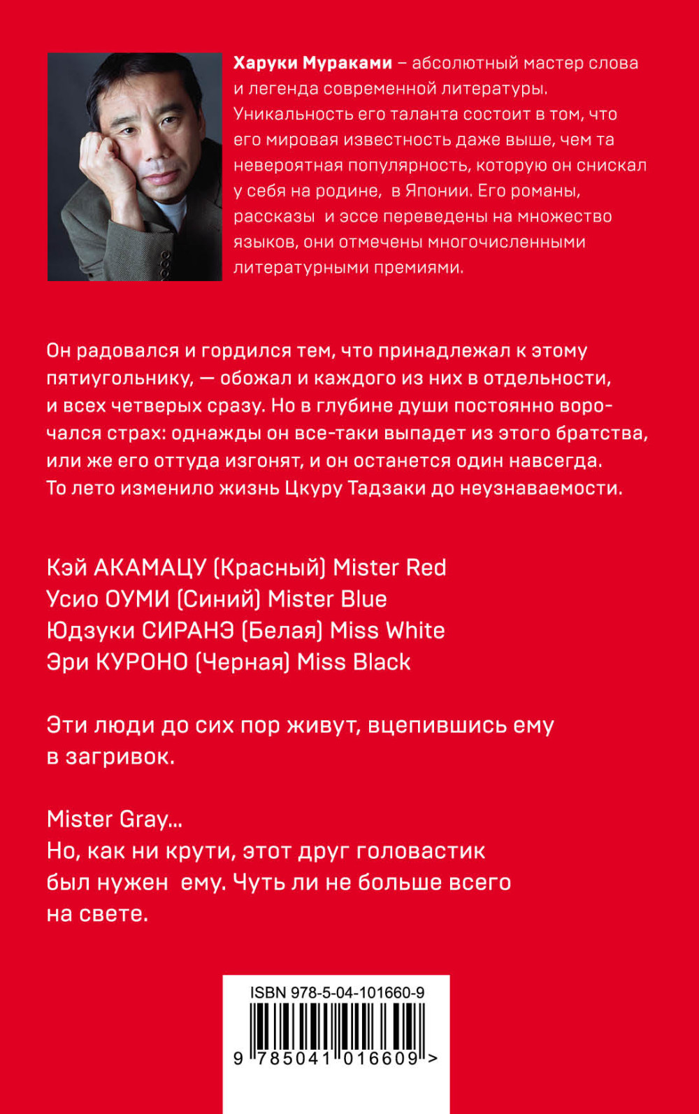 Бесцветный Цкуру Тадзаки и годы его странствий