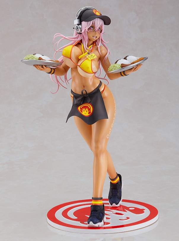 Фигурка Super Sonico: Super Sonico Bikini Waitress Ver. (25 см)