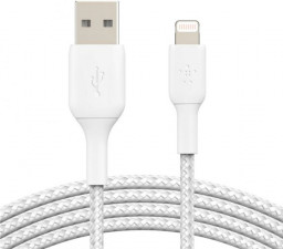 ������ Belkin BOOST CHARGE USB-A/Lightning, � �������, 2� (�����) (CAA002bt2MWH)