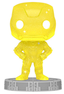  Funko POP Art Series: Marvel Infinity Saga  Iron Man Yellow With Case Bobble-Head Exclusive (9,5 )