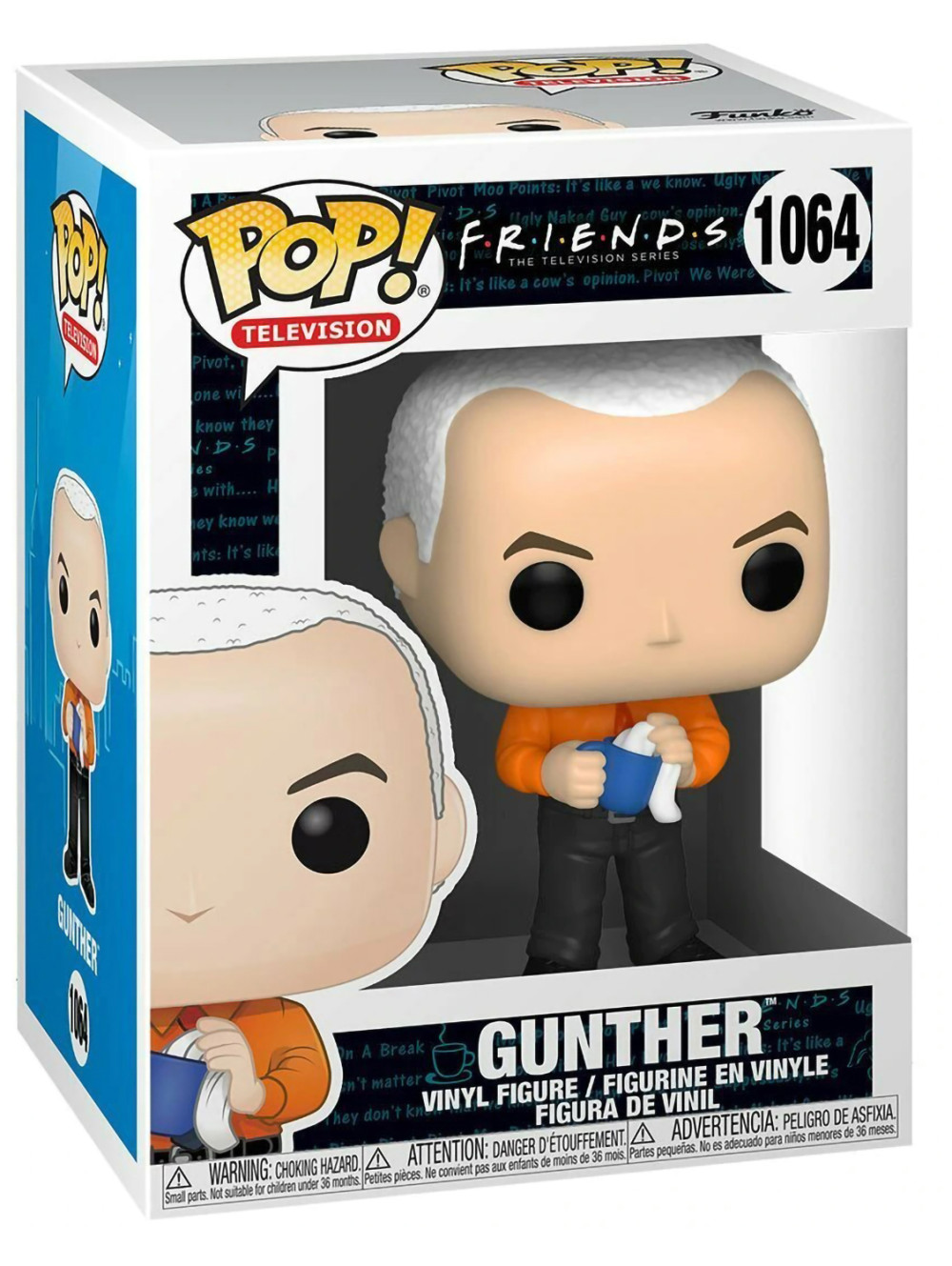  Funko POP: Friends Television Series  Gunther With Chase (9,5 )