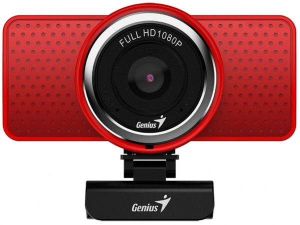 Веб-камера Genius ECam 8000 (Full HD 1080p) для PC (красная)