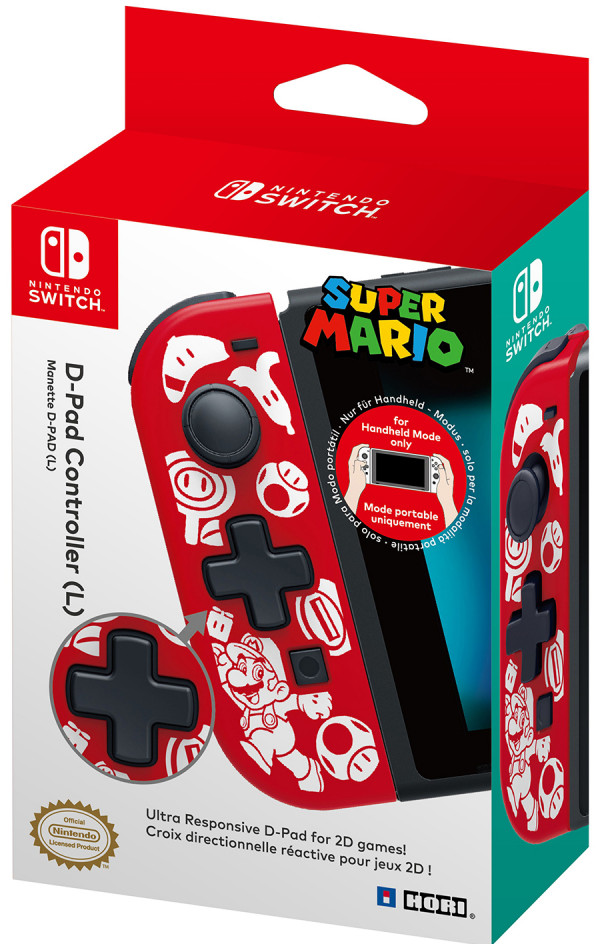 Контроллер Joy-Con D-PAD Super Mario для Nintendo Switch (левый)