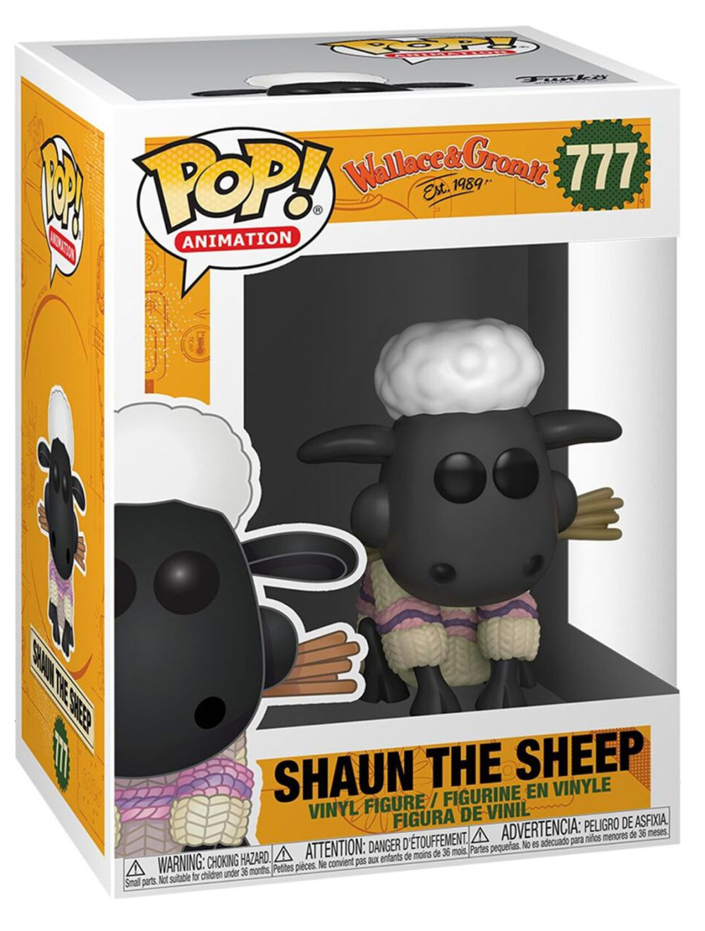  Funko POP Animation: Wallace & Gromit  Shaun The Sheep (9,5 )