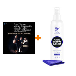 OISTRAKH DAVID & ROSTROPOVICH MSTISLAV & RICHTER SVIATOSLAV & KARAJAN HERBERT VON  Beethoven  Triple Concerto  LP + ����� ��� ������� LP � �����������