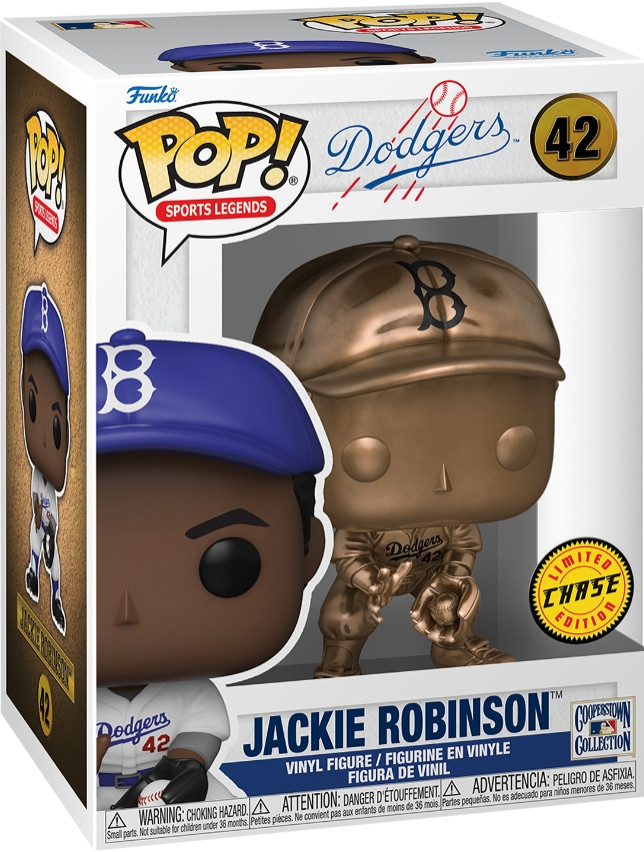  Funko POP Sports: Legends Los Angeles Dodgers  Jackie Robinson With Chase (9, 5 )