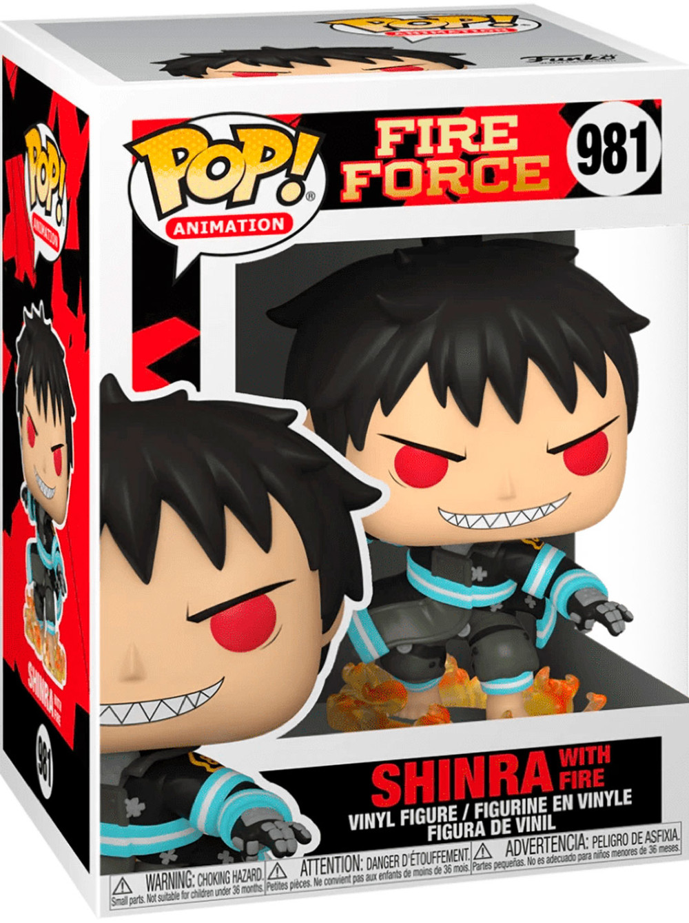  Funko POP Animation Fire Force: Shinra With Fire (9,5 )