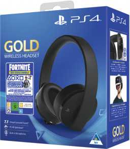 ��������� Gold Wireless Headset ����������� ��� PS4 (������) (CUHYA-0080) + ������ �Fortnite�