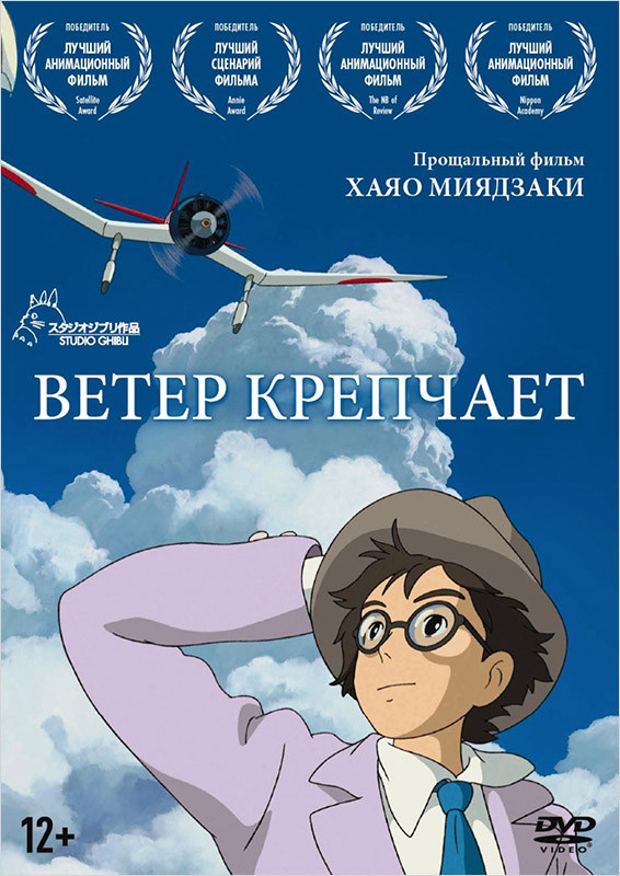 ВЕТЕР КРЕПЧАЕТ+Книга Хаяо Миядзаки. Ранние работы мастера