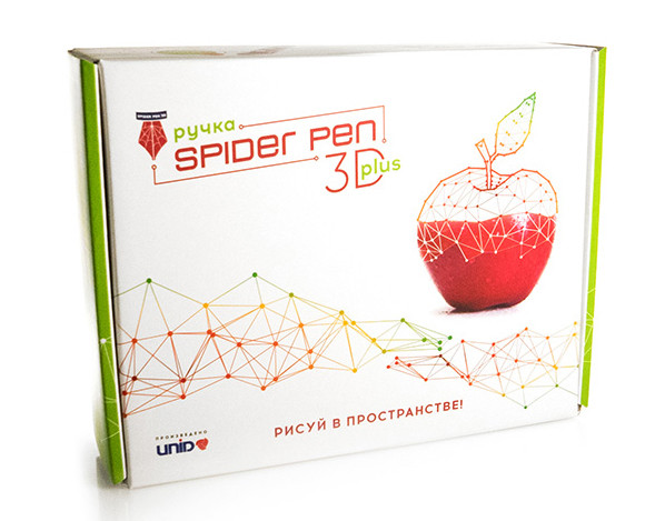 3D- Spider Pen Plus    (Yellow) +   40 
