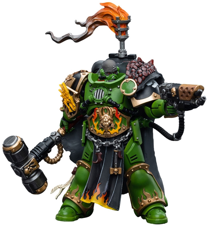 Фигурка Warhammer 40 000: Salamanders – Captain Adrax Agatone 1:18 (12 см)