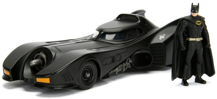  DC Batman:   1989 Batmobile ( 1:24) +  Batman Figure 2.75"