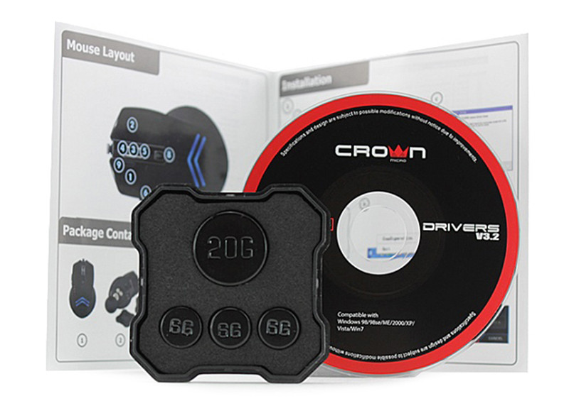 ���� Crown CMXG-703 Colt Black ��������� ���������� ������� c ���������� ��� PC