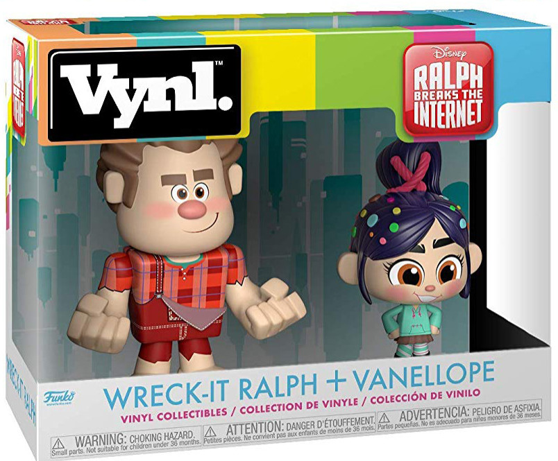  Funko Vynl Disney: Ralph Breaks The Internet  Wreck-It Ralph + Vanellope (2-Pack)