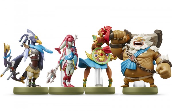 The Legend of Zelda: Набор из 4 интерактивных фигурок amiibo Урбоса + Ревали + Мифа + Дарук