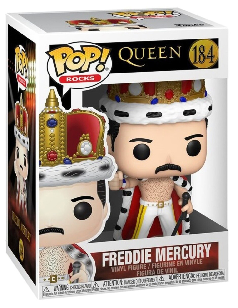  Funko POP Rocks: Queen  Freddie Mercury The King (9,5 )