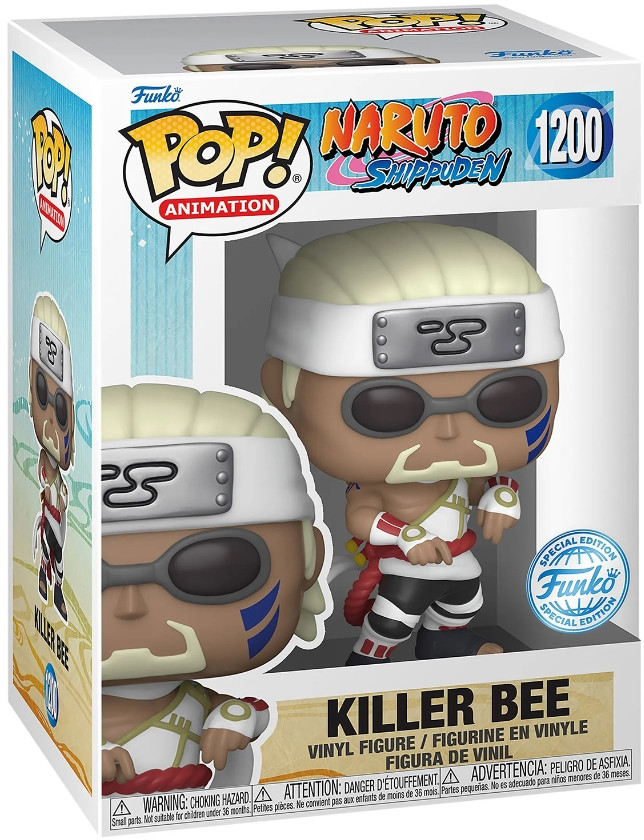  Funko POP Animation: Naruto Shippuden  Killer Bee With Chase Exclusive (9,5 )