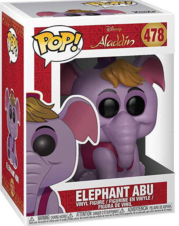 Фигурка Funko POP: Disney Aladdin – Elephant Abu (9,5 см)