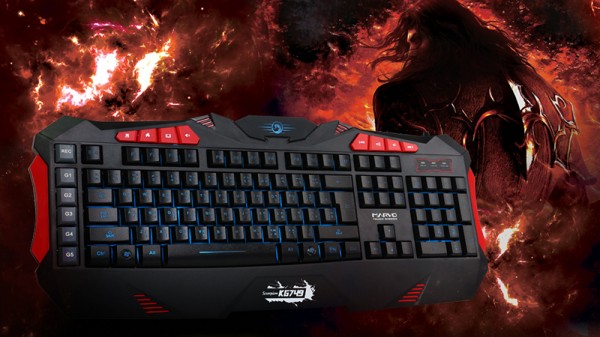 Клавиатура Marvo KG749 проводная игровая с подсветкой для PC