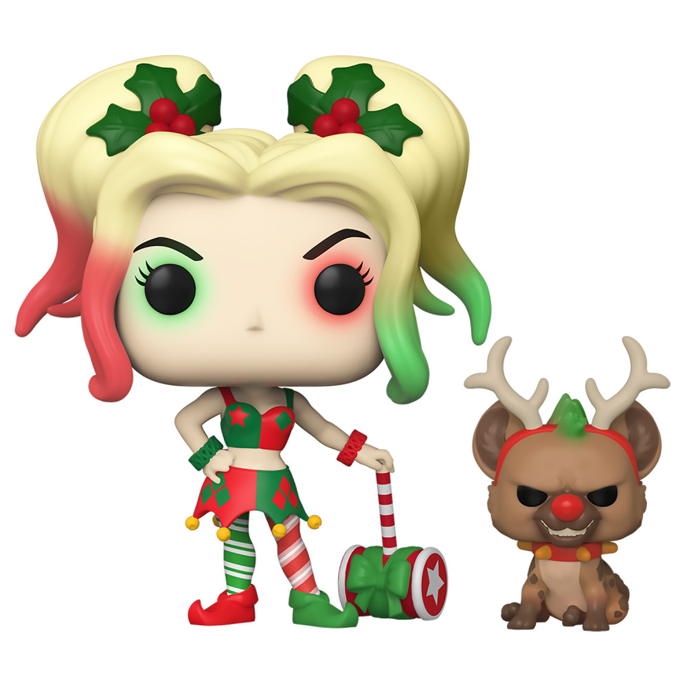  Funko POP Holiday: DC Super Heroes  Harley Quinn With Helper (9,5 )