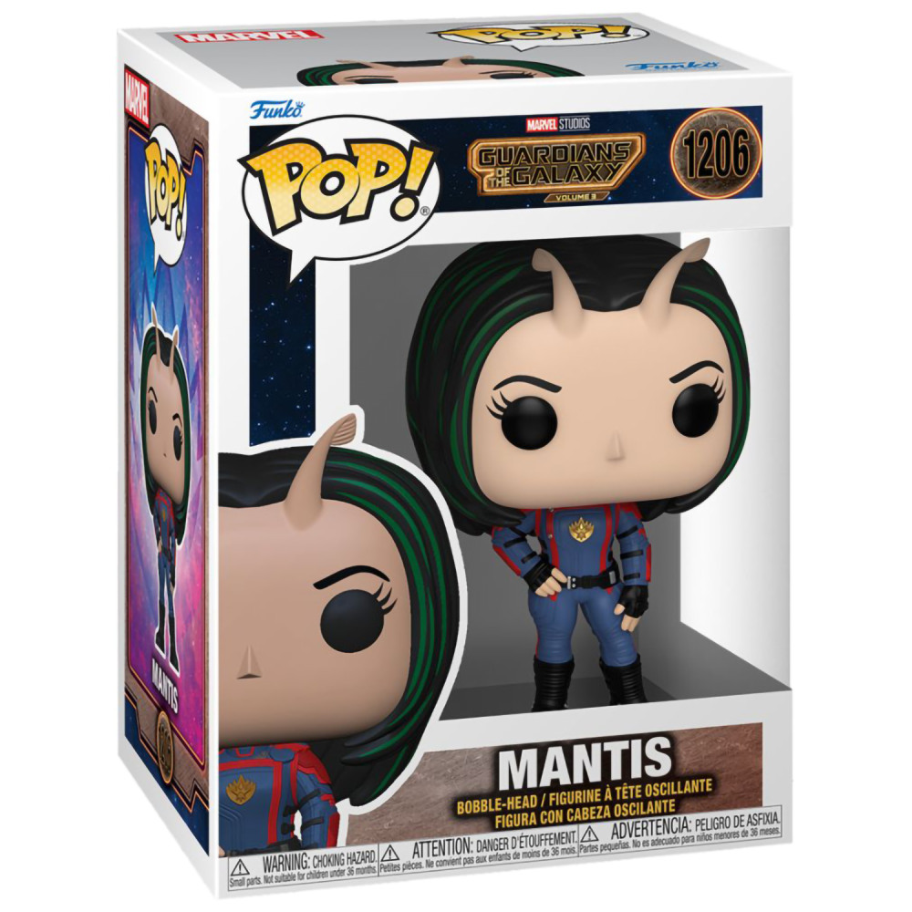  Funko POP Marvel: Guardians Of The Galaxy 3  Mantis Bobble-Head (9,5 )