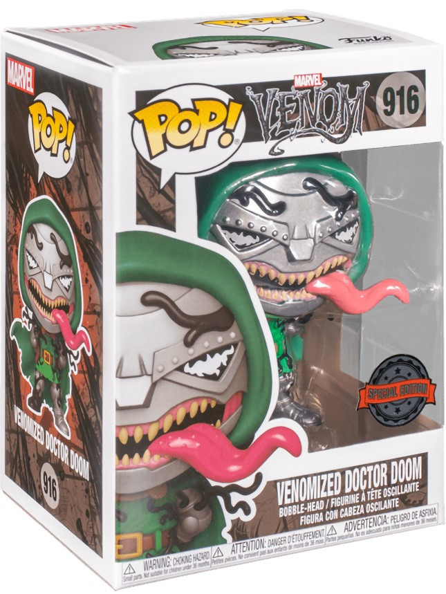  Funko POP Marvel: Venom  Dr. Doom With Chase Exclusive Bobble-Head (9,5 ) 