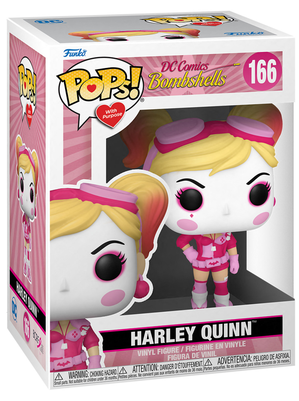  Funko POP Heroes: DC Comics Bombshells  Harley Quinn Breast Cancer Awareness (9,5 )