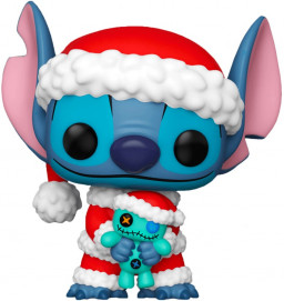 Funko POP Disney: Lilo & Stitch  Santa Stitch with Scrump Exclusive (9,5 )