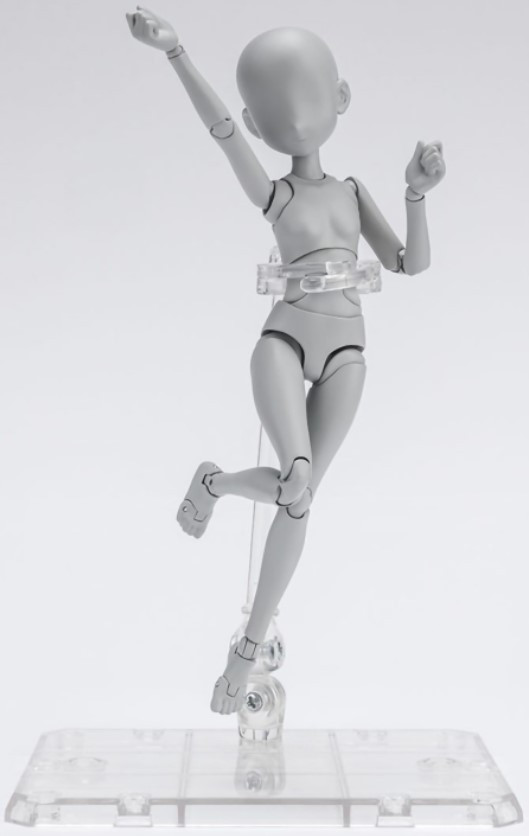  S.H.Figuarts Body Kun: Chan Sugimori Edition DX Set [Gray Color Ver.] (13 )