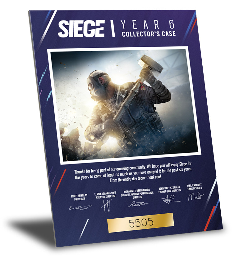   Six Siege 6th Anniversary +   [   ]