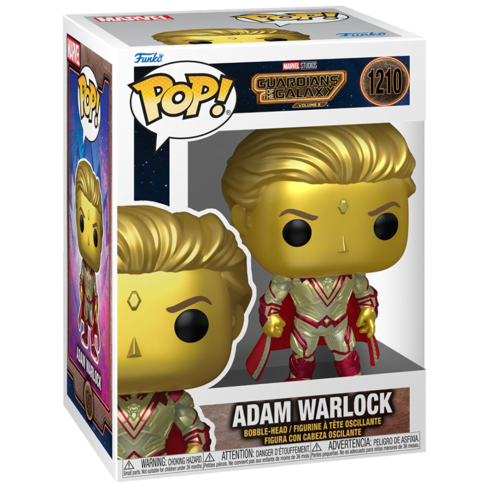Фигурка Funko POP Marvel: Guardians Of The Galaxy 3 – Adam Warlock Bobble-Head (9,5 см)